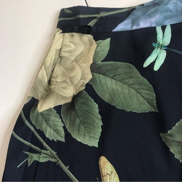 B By Ted Baker Sleep Shorts Lingerie Navy Floral Print Women Plus Size 18 - Picture 2 of 12